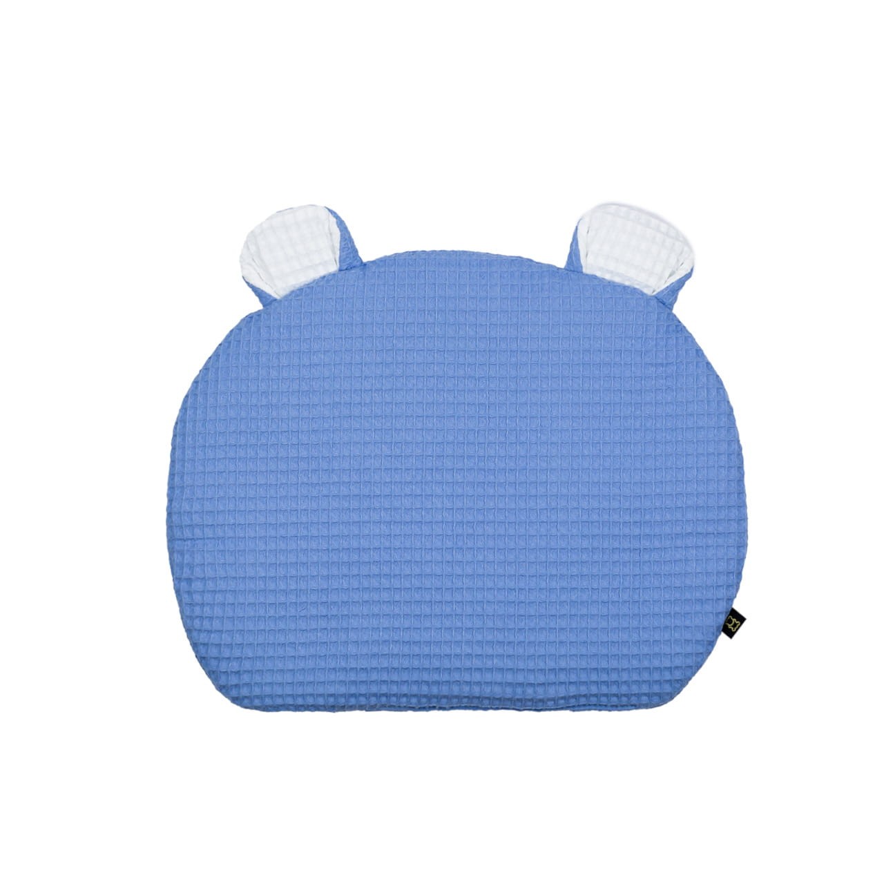 Baby Flaches Bärenkissen Bio Baumwolle Blau BOBILOV
